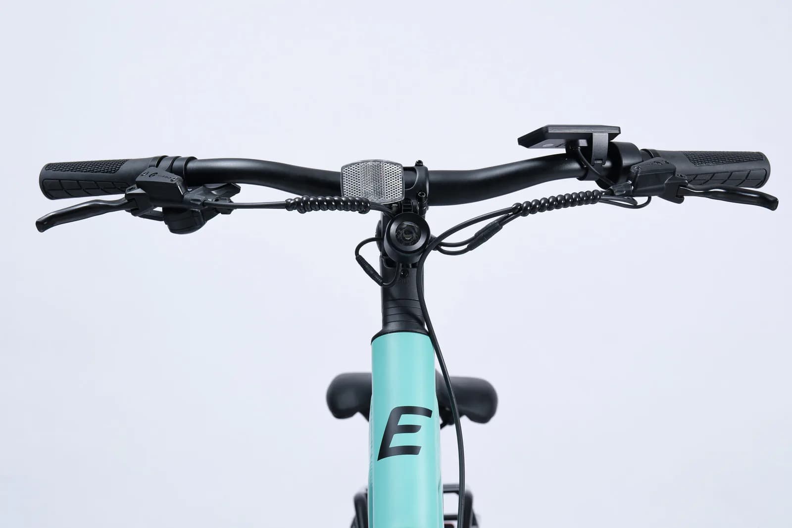Original E-Lighten product photograph showing its handlebar, controls, and upright stem